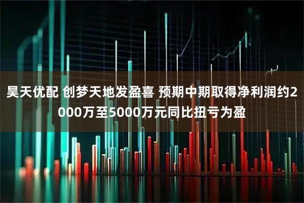 昊天优配 创梦天地发盈喜 预期中期取得净利润约2000万至5000万元同比扭亏为盈