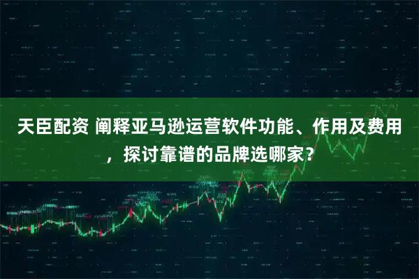 天臣配资 阐释亚马逊运营软件功能、作用及费用，探讨靠谱的品牌选哪家？
